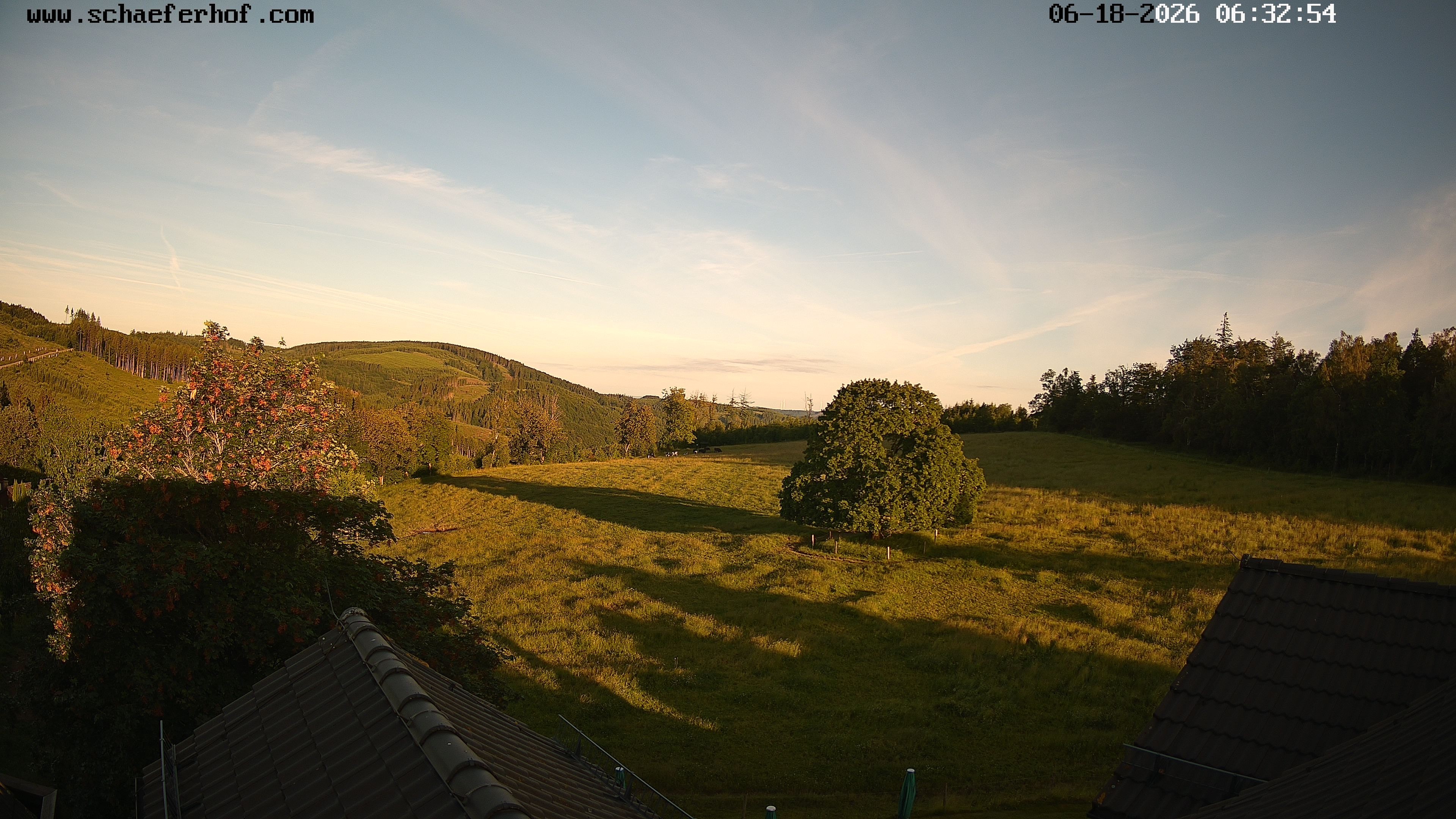Archiv Foto Webcam Schäferhof im Sauerland