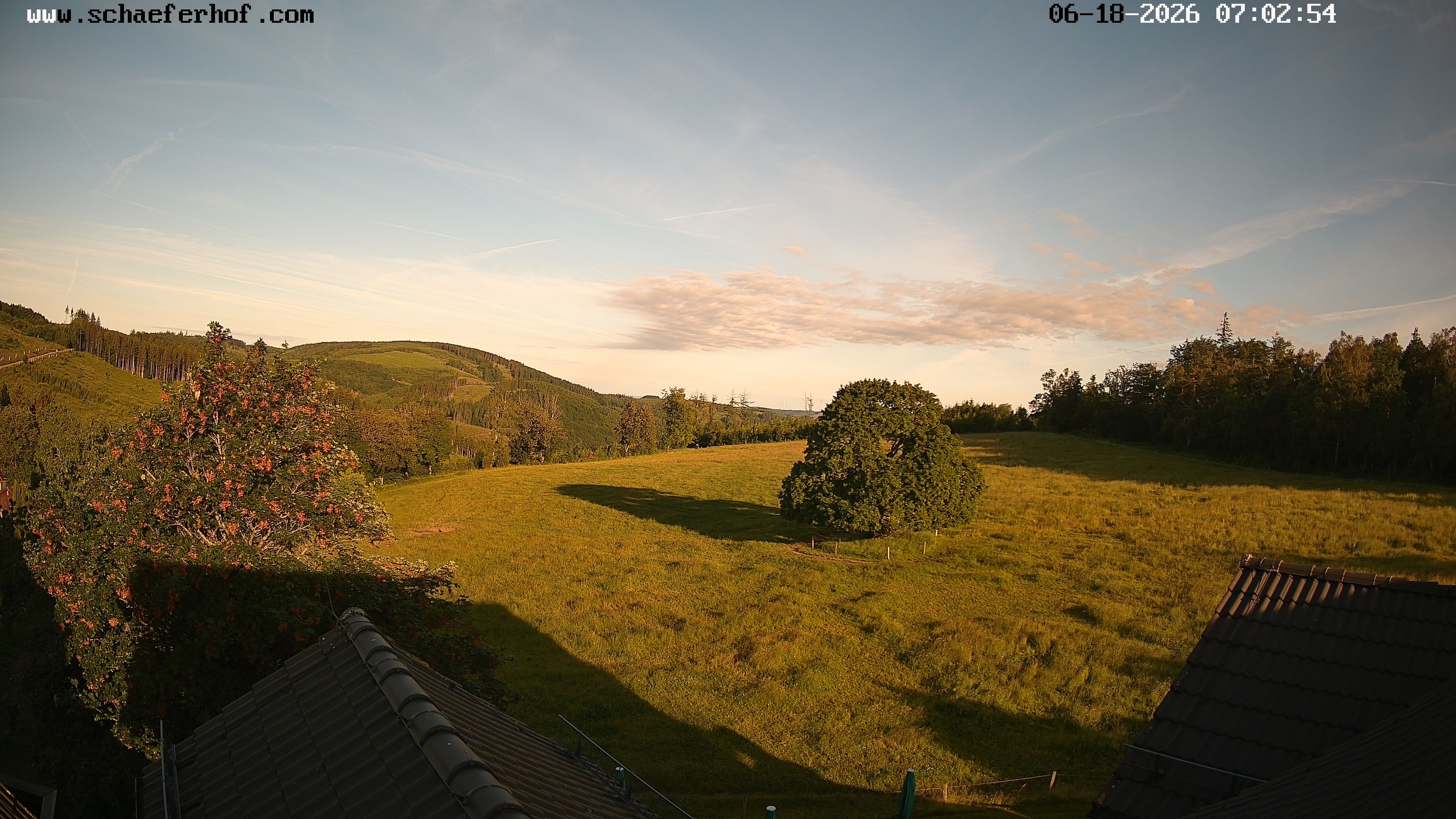Archiv Foto Webcam Schäferhof im Sauerland