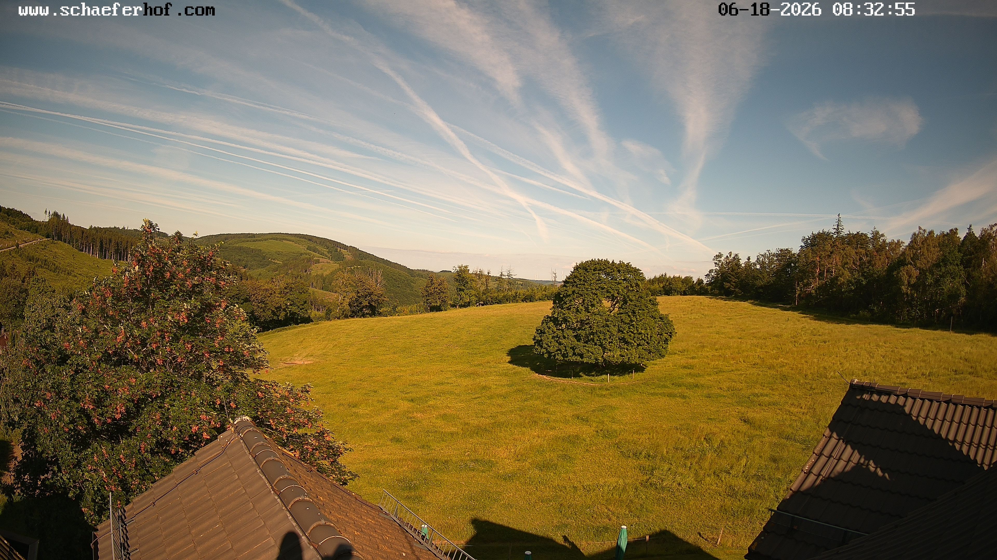 Archiv Foto Webcam Schäferhof im Sauerland