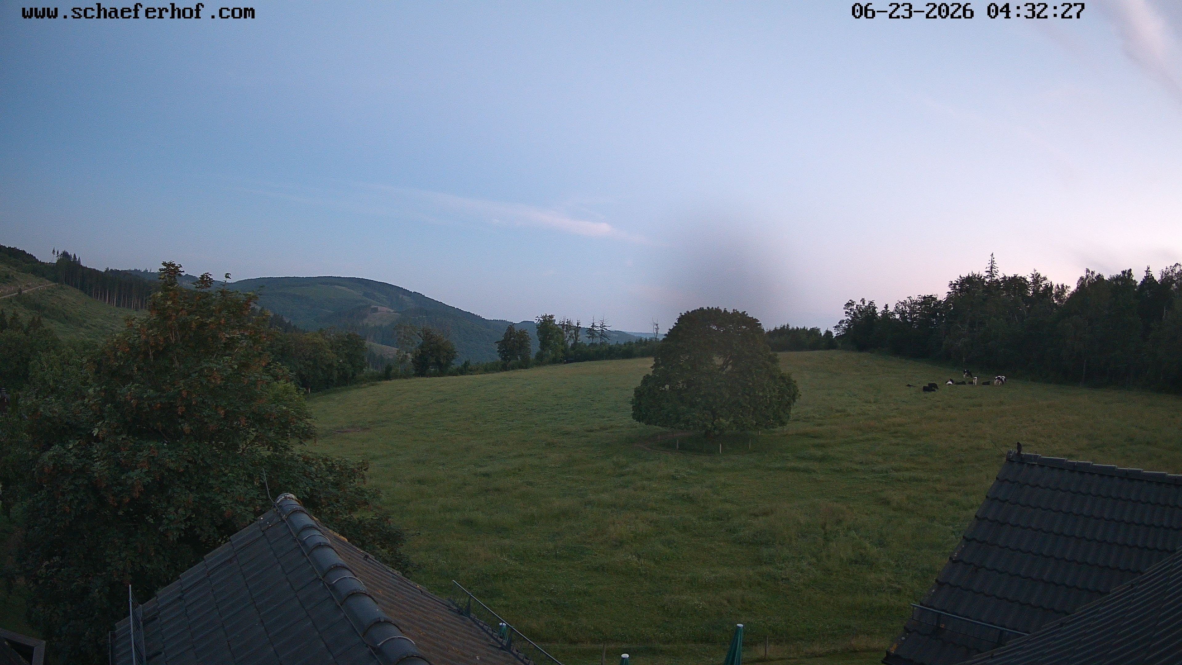 Archived image Webcam Schmallenberg: Hotel Schäferhof