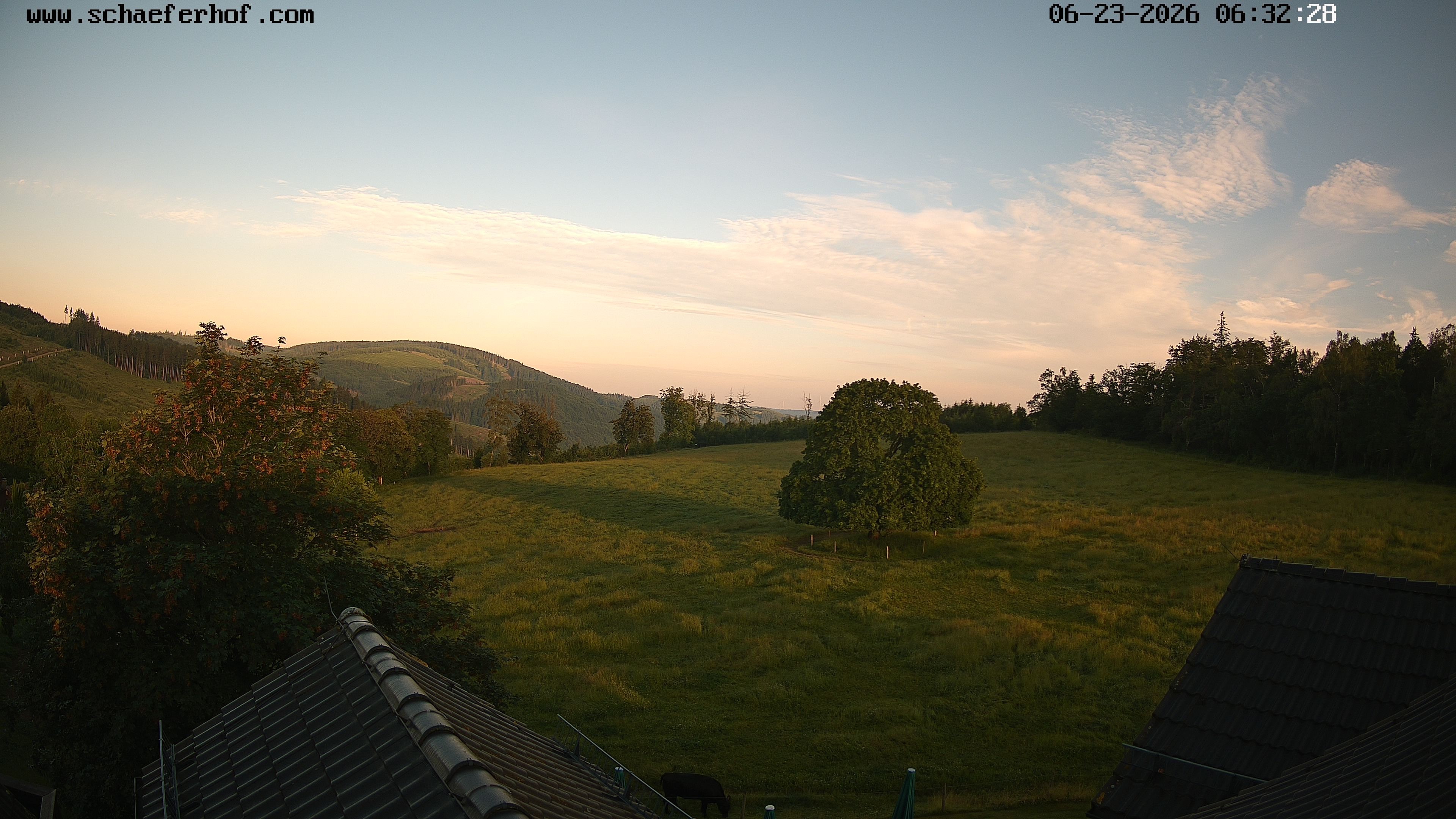 Archived image Webcam Schmallenberg: Hotel Schäferhof