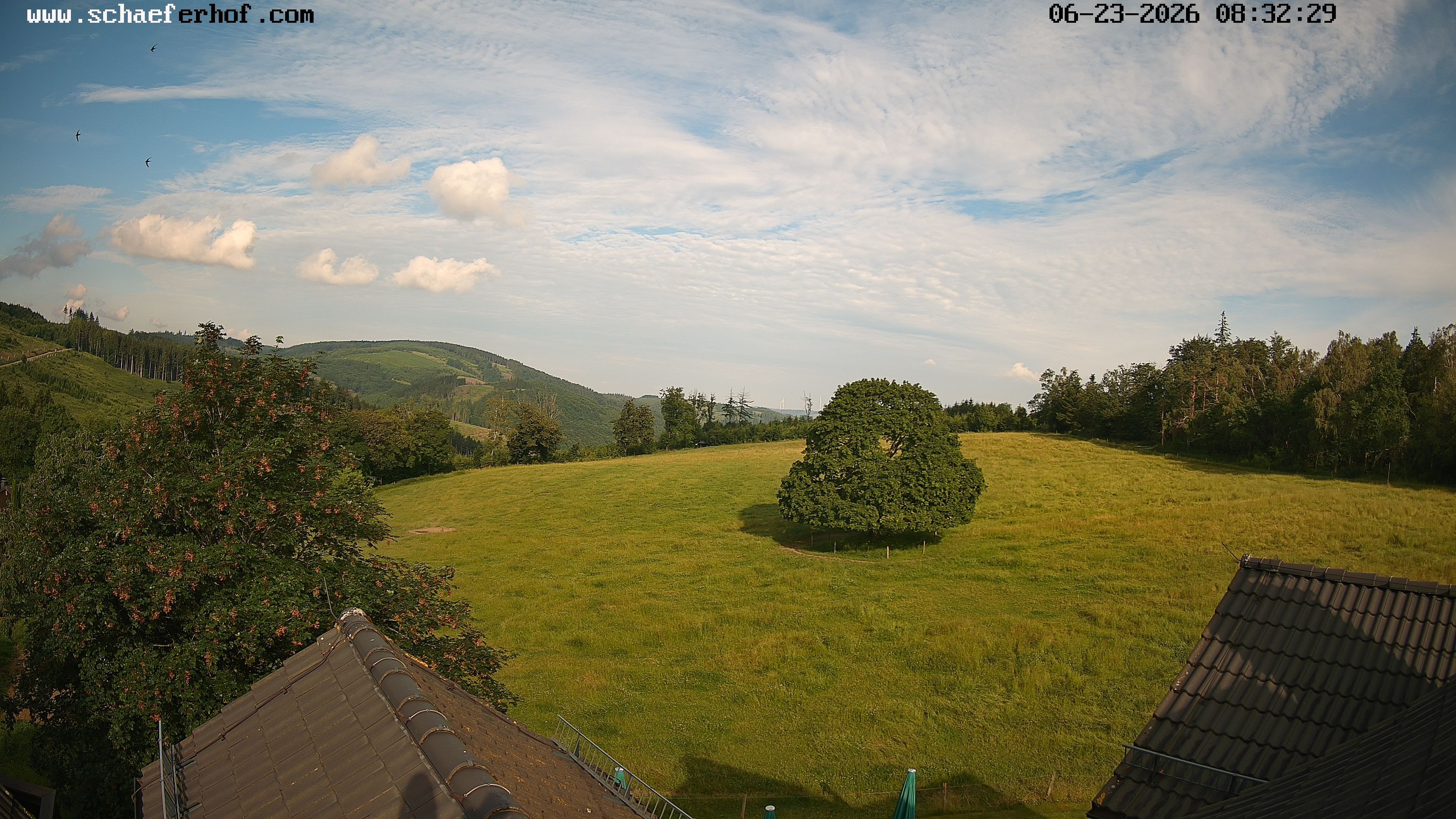 Archived image Webcam Schmallenberg: Hotel Schäferhof