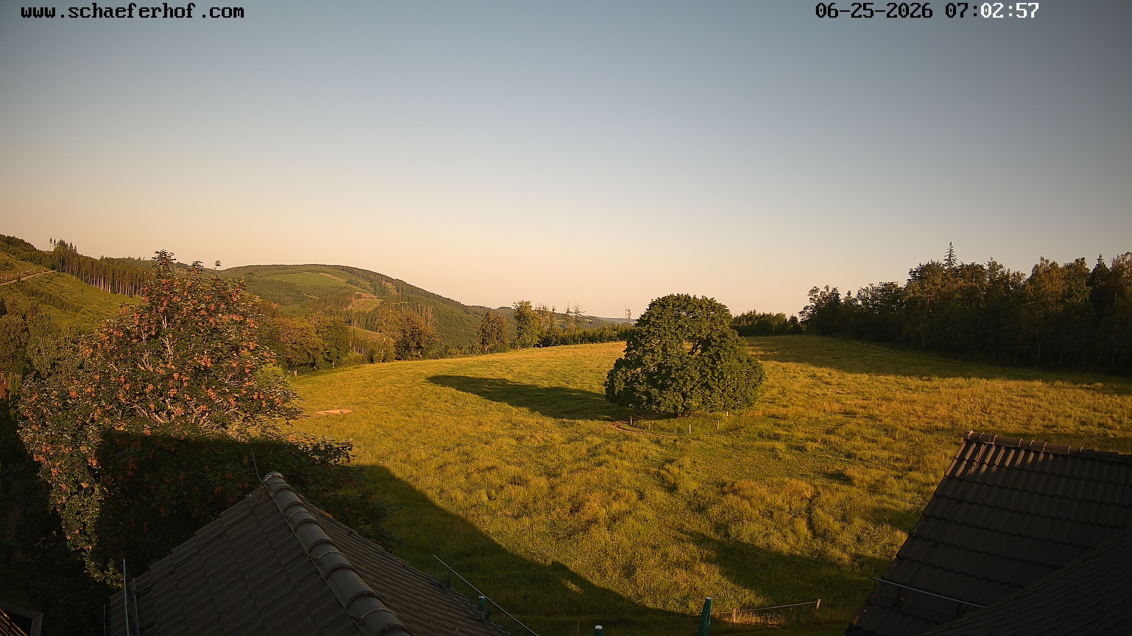 Archived image Webcam Schmallenberg: Hotel Schäferhof