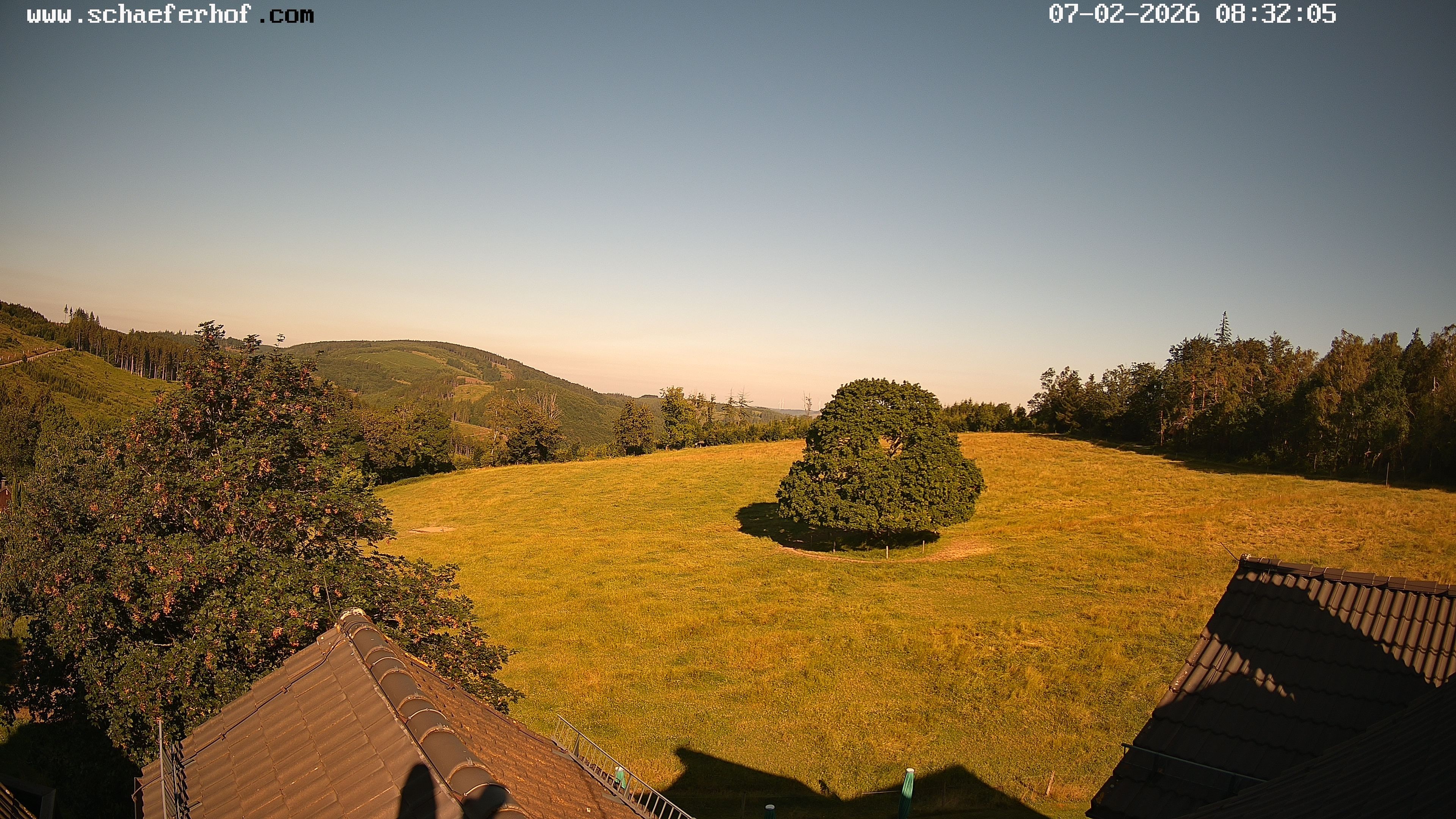 Archived image Webcam Schmallenberg: Hotel Schäferhof