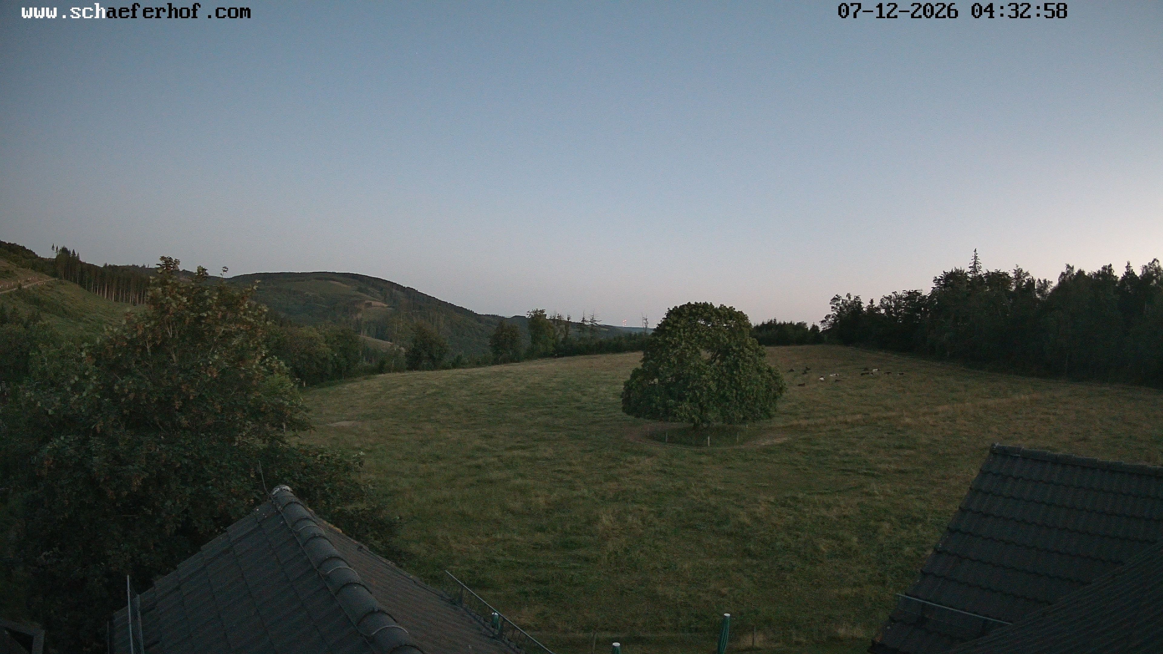 Archiv Foto Webcam Schäferhof im Sauerland