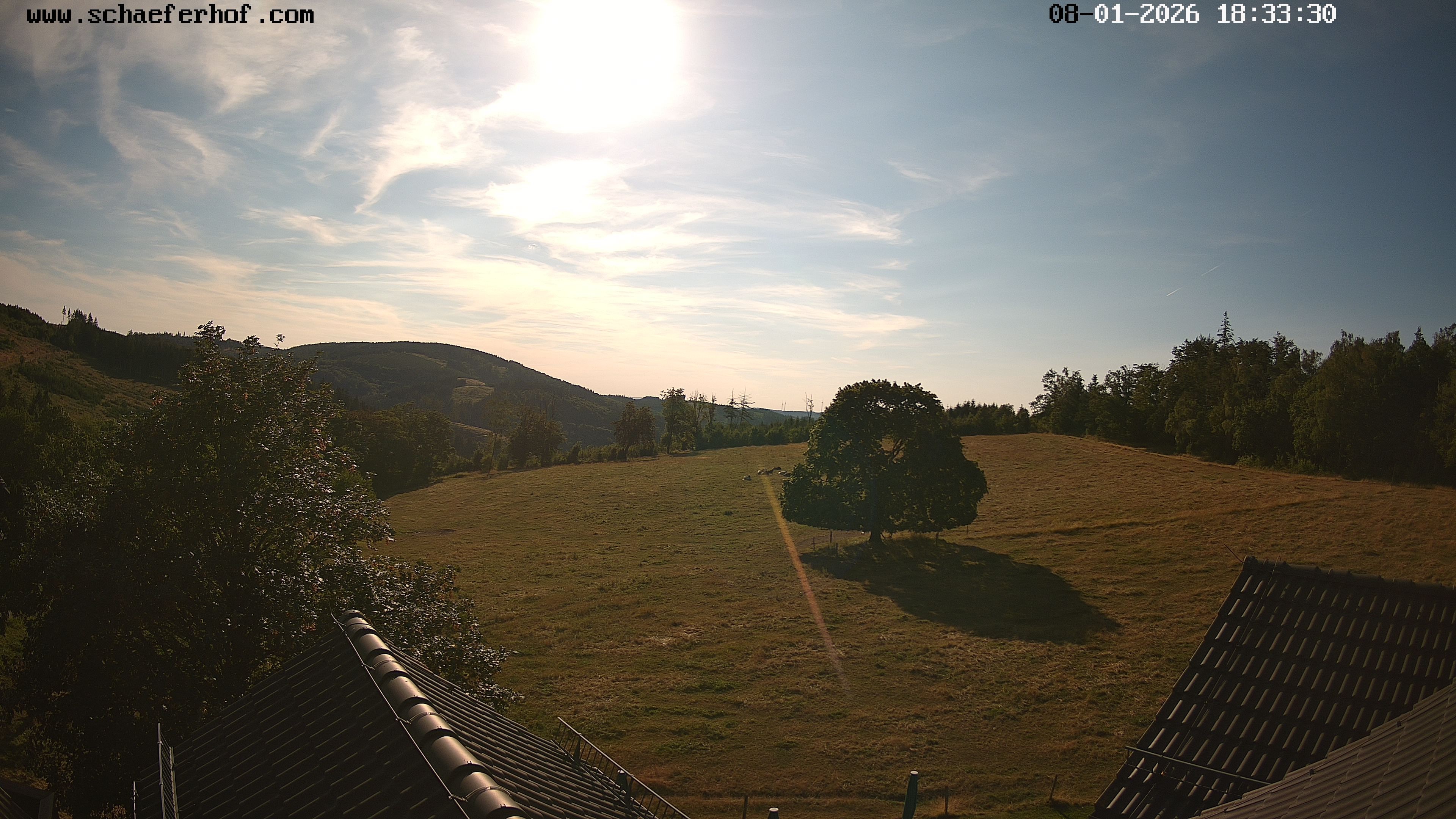 Archived image Webcam Schmallenberg: Hotel Schäferhof