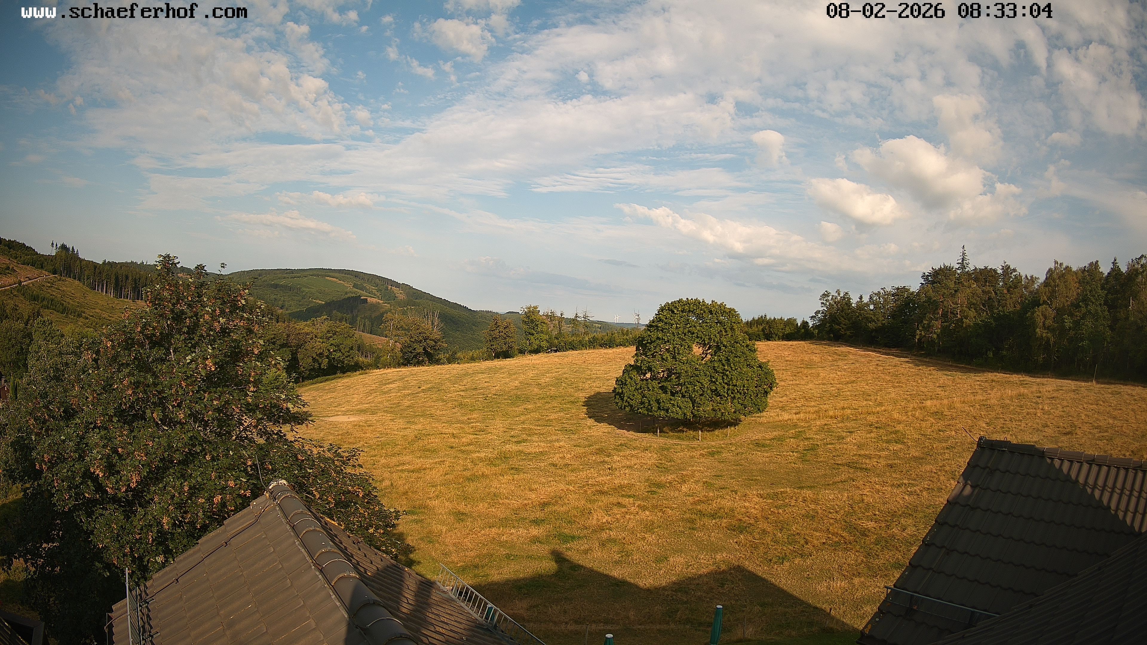 Archiv Foto Webcam Schäferhof im Sauerland