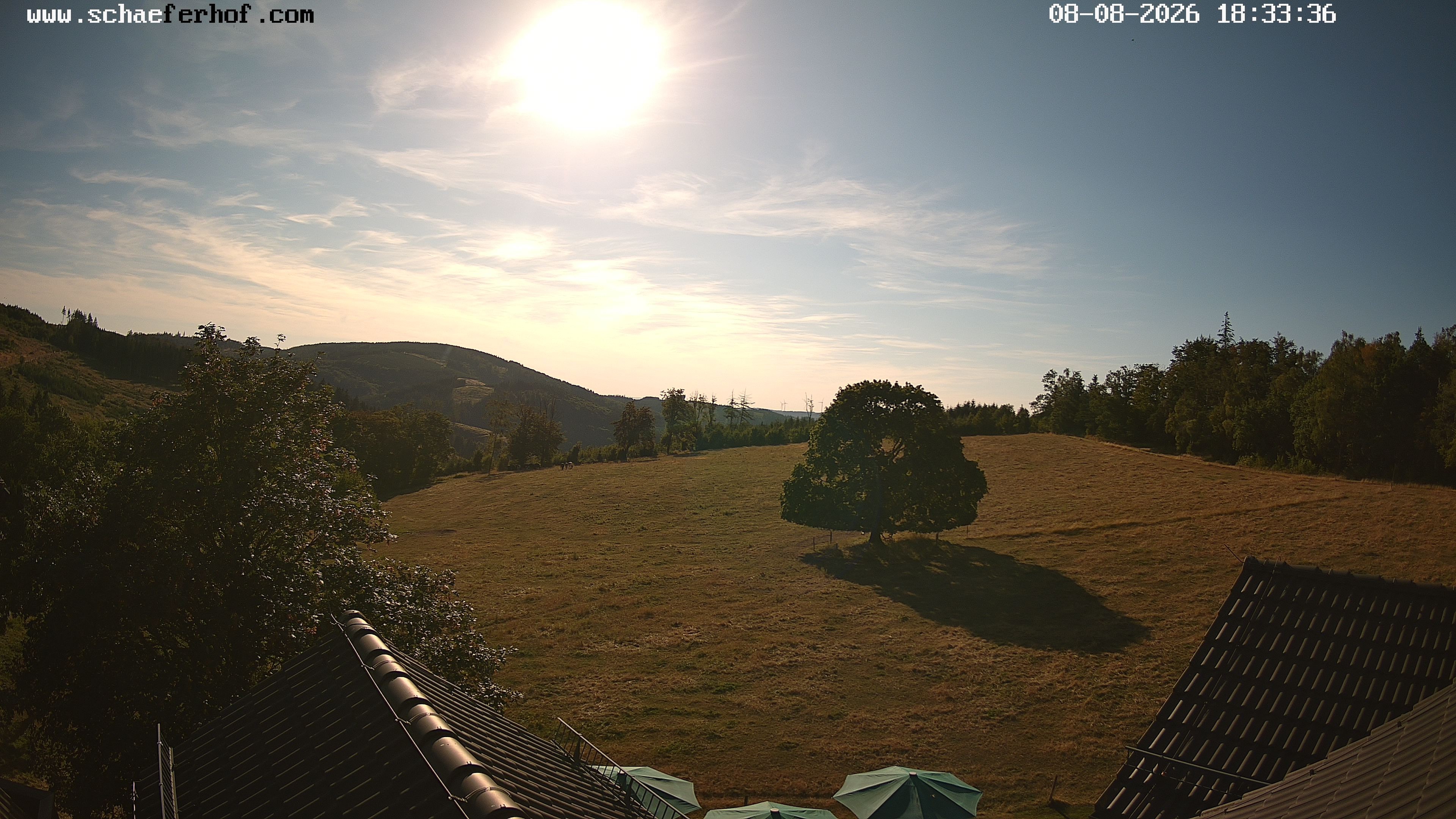 Archived image Webcam Schmallenberg: Hotel Schäferhof