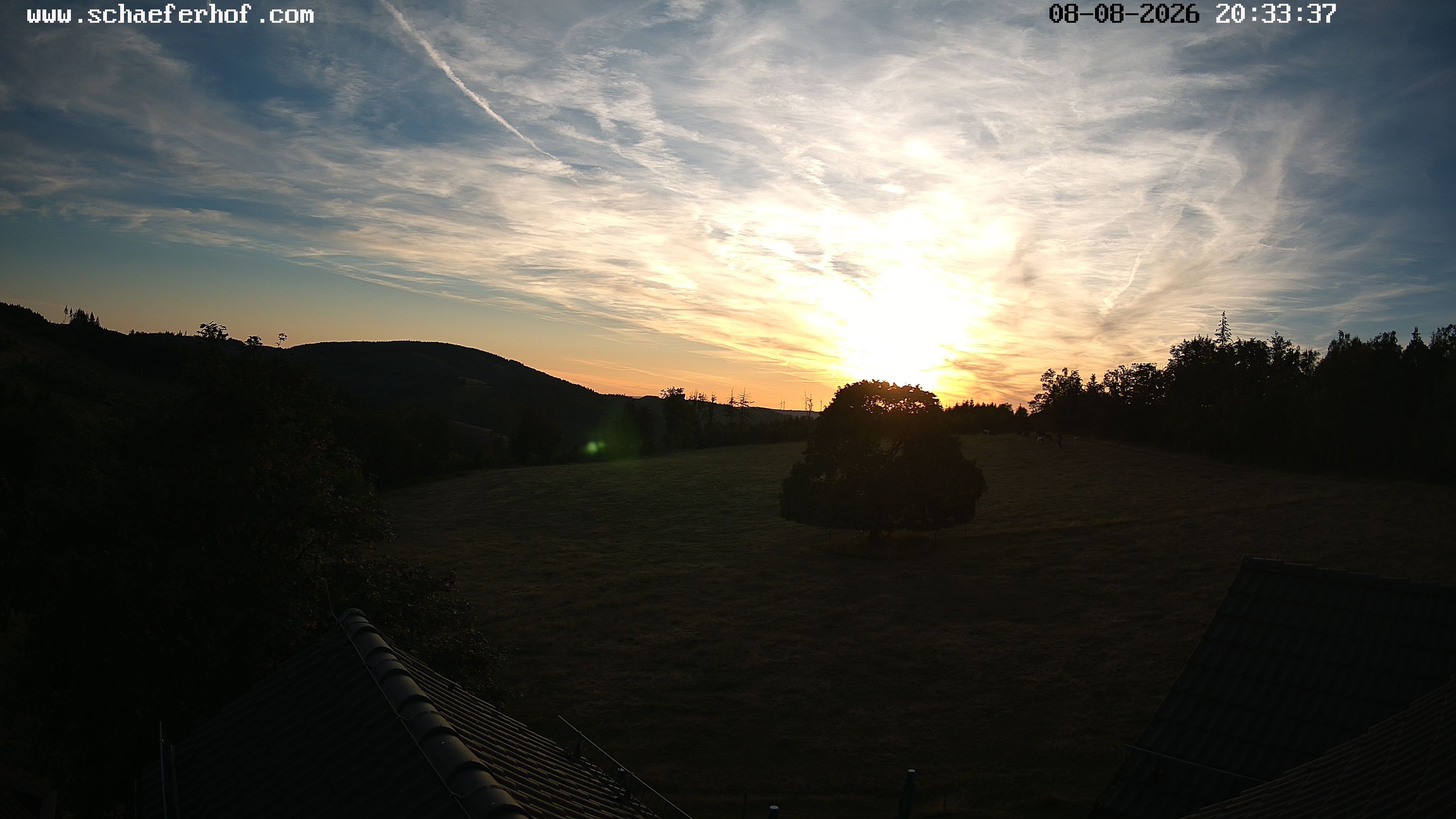 Archived image Webcam Schmallenberg: Hotel Schäferhof