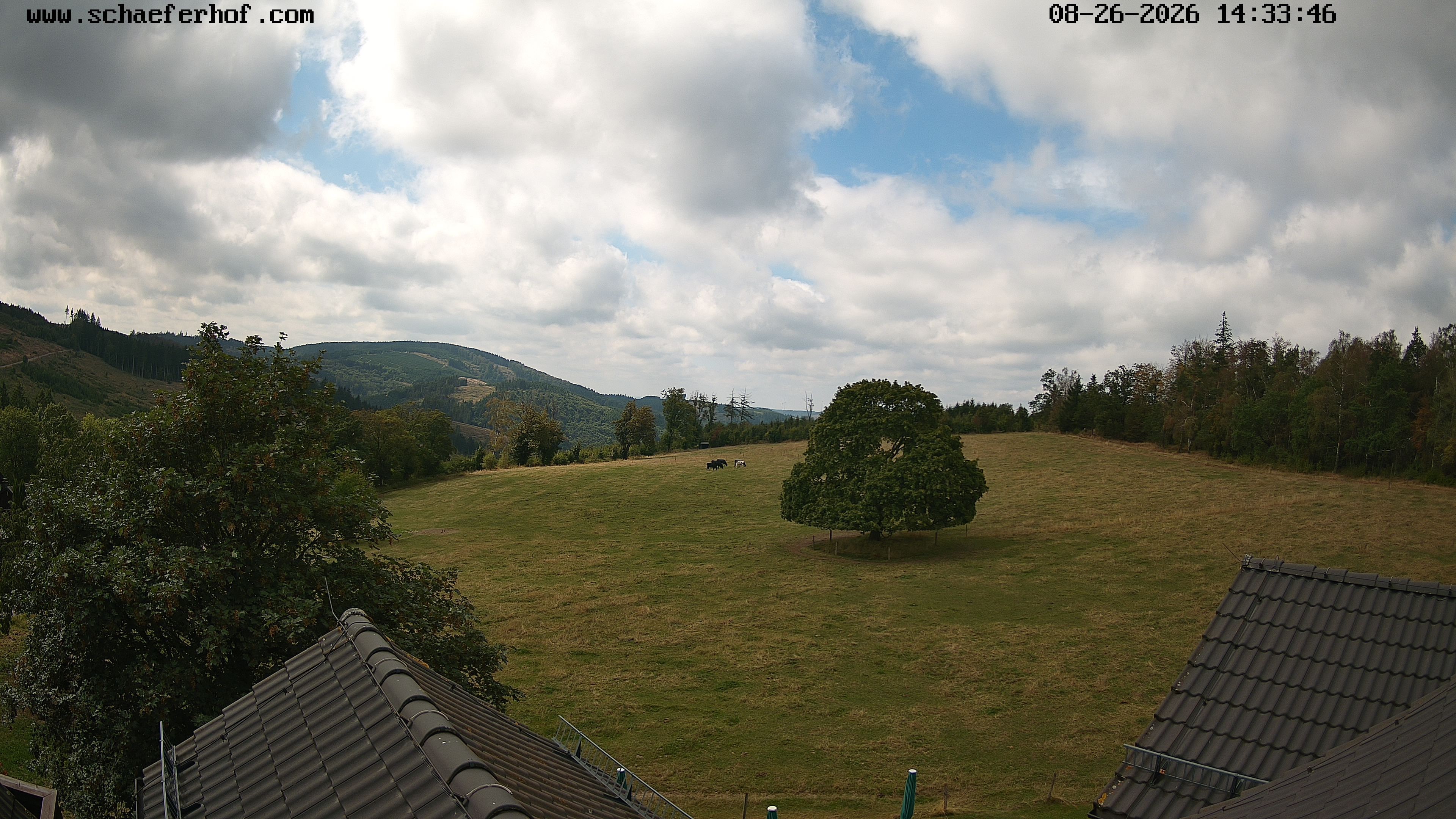 Archived image Webcam Schmallenberg: Hotel Schäferhof