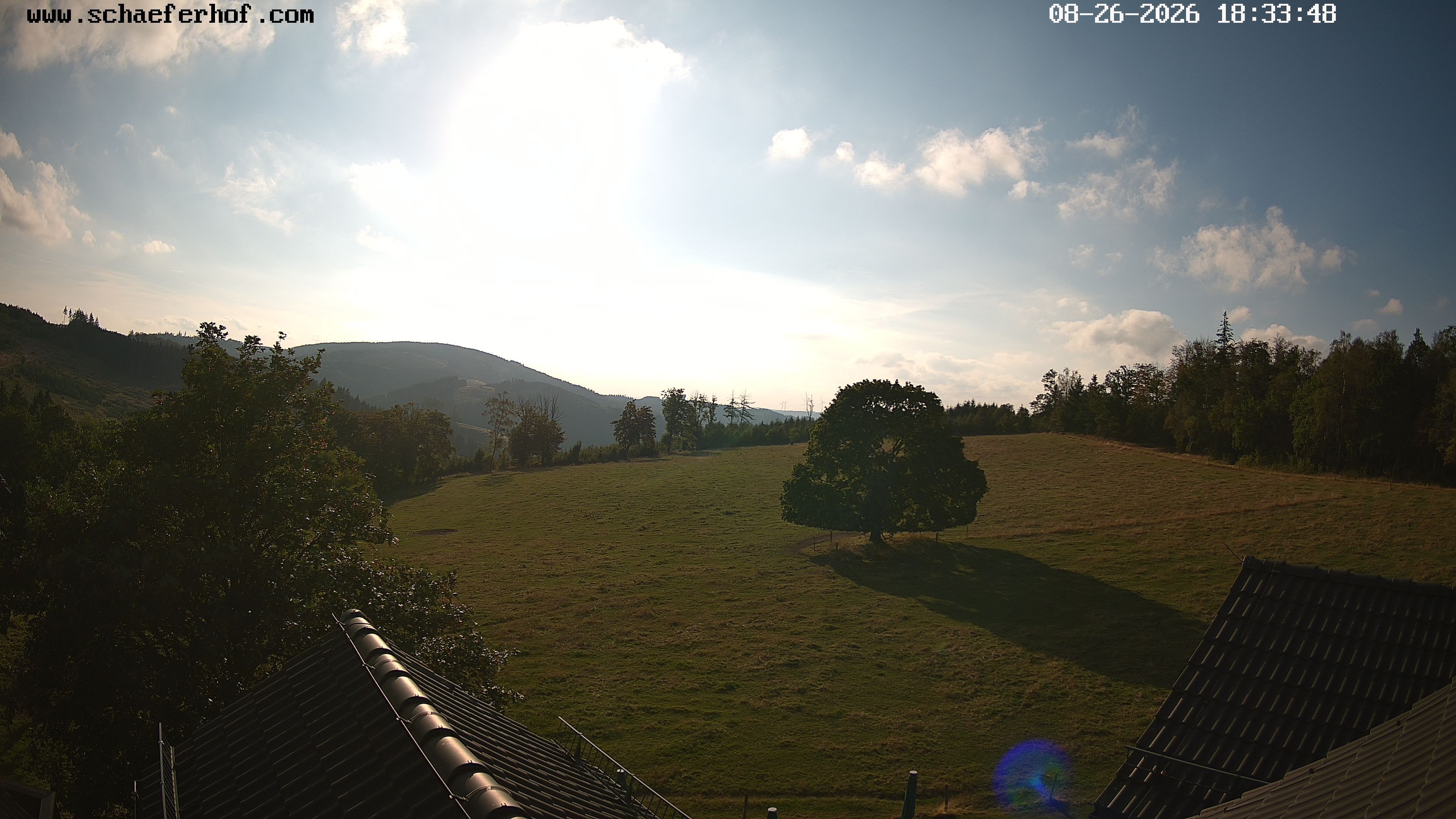 Archived image Webcam Schmallenberg: Hotel Schäferhof