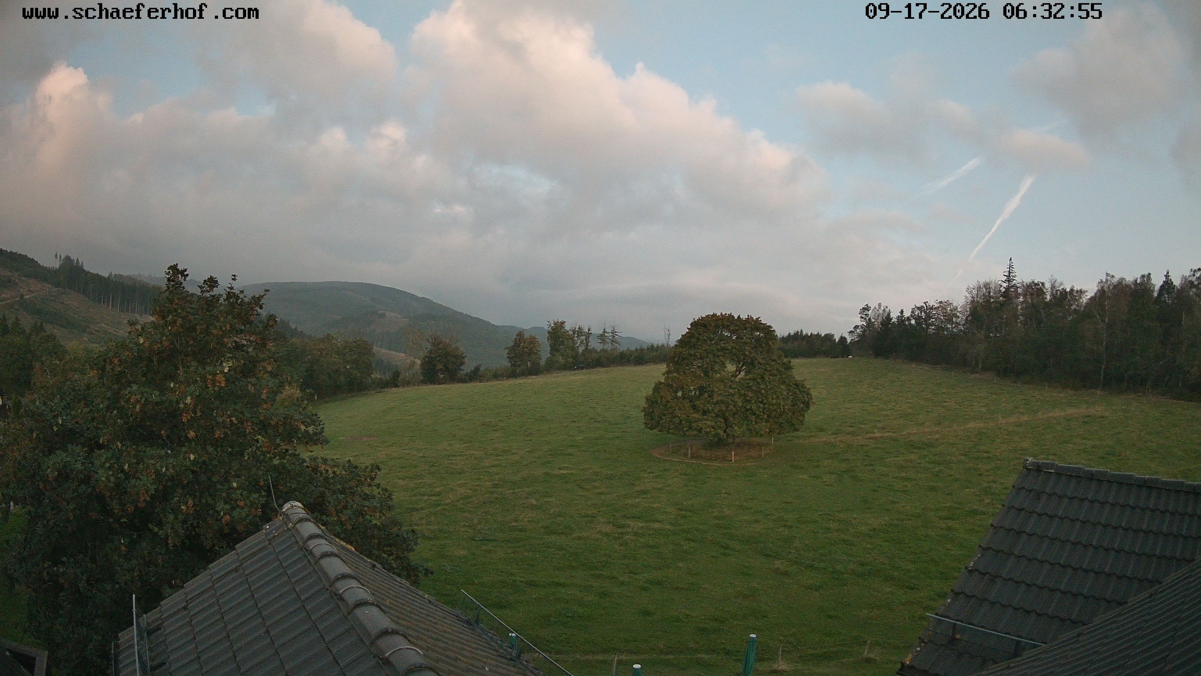 Archiv Foto Webcam Schäferhof im Sauerland