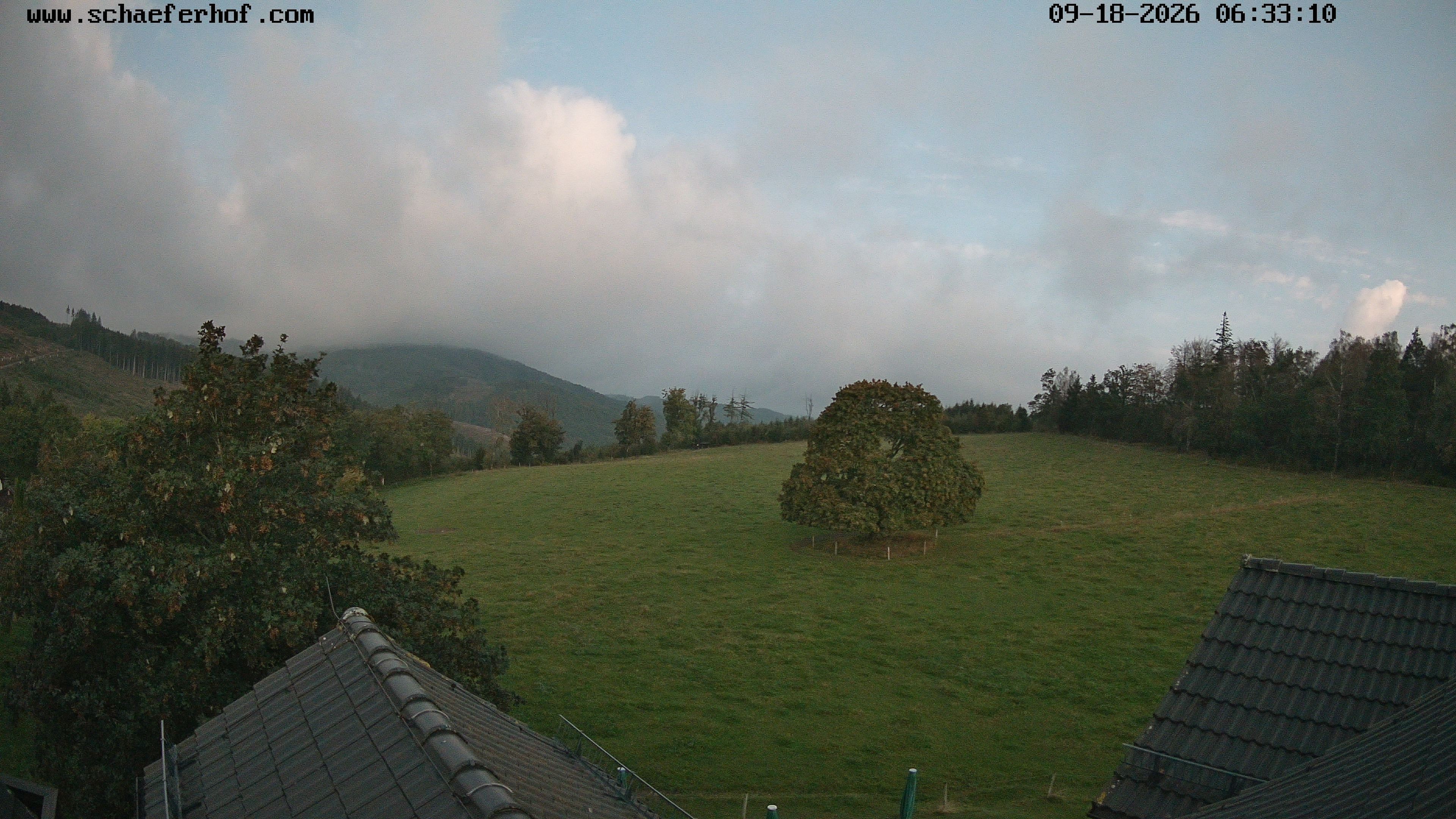 Archiv Foto Webcam Schäferhof im Sauerland