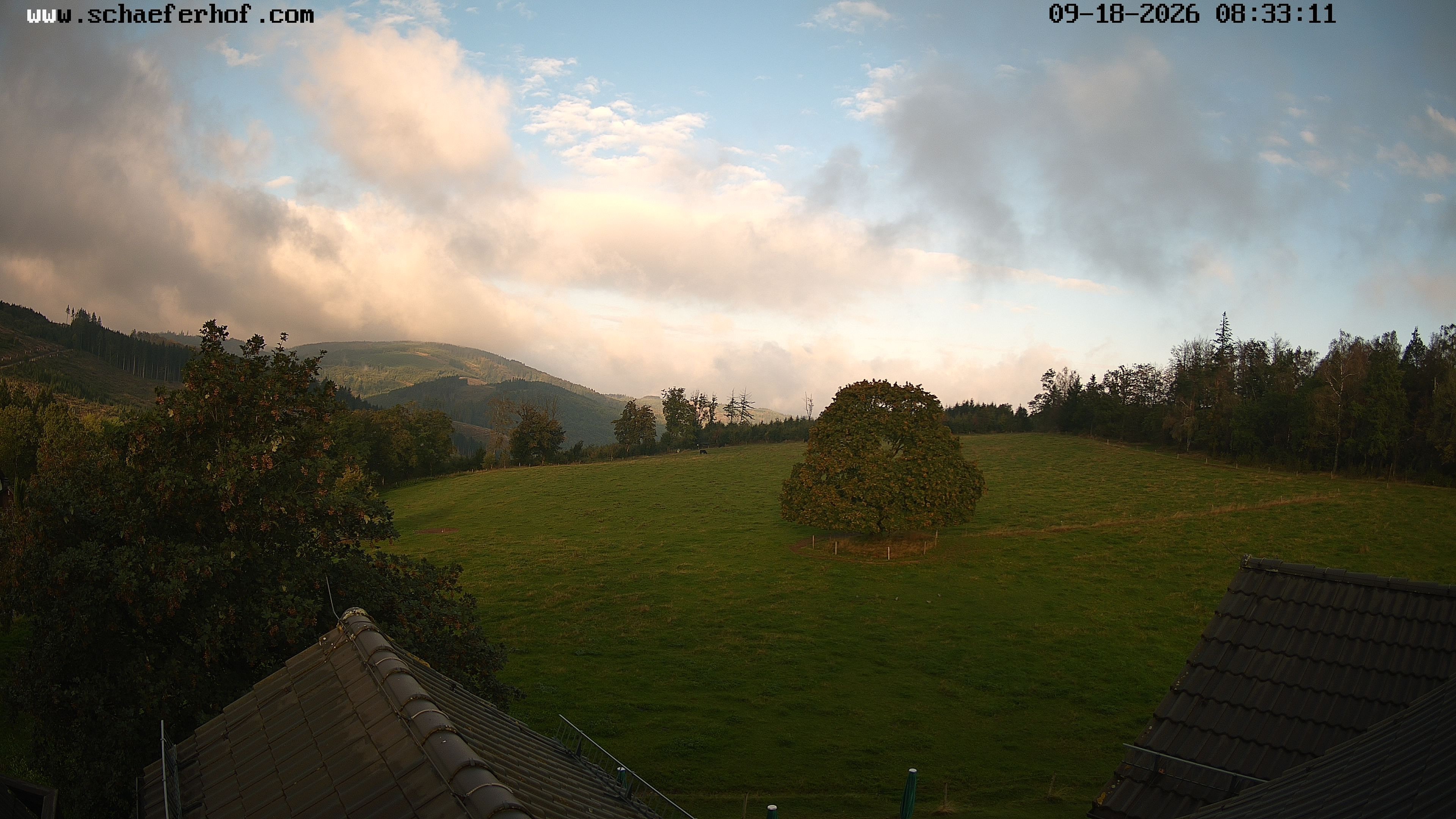 Archiv Foto Webcam Schäferhof im Sauerland