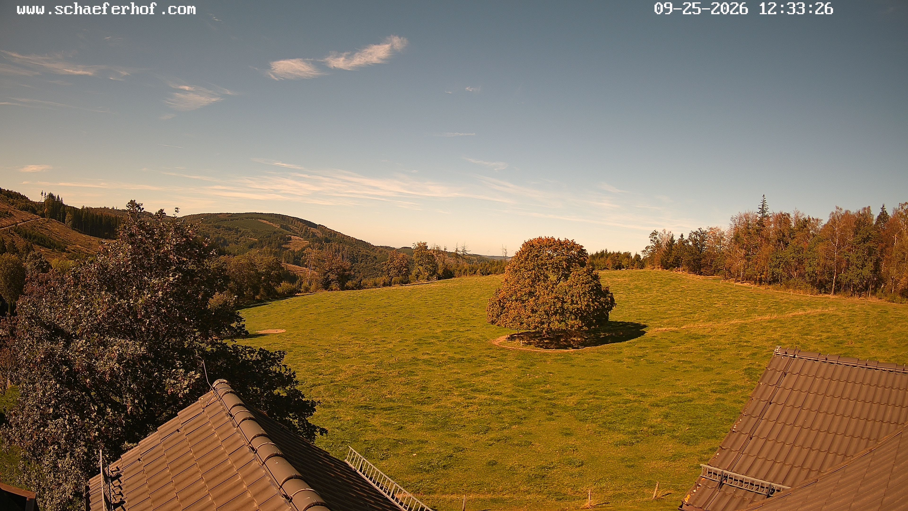 Archiv Foto Webcam Schäferhof im Sauerland
