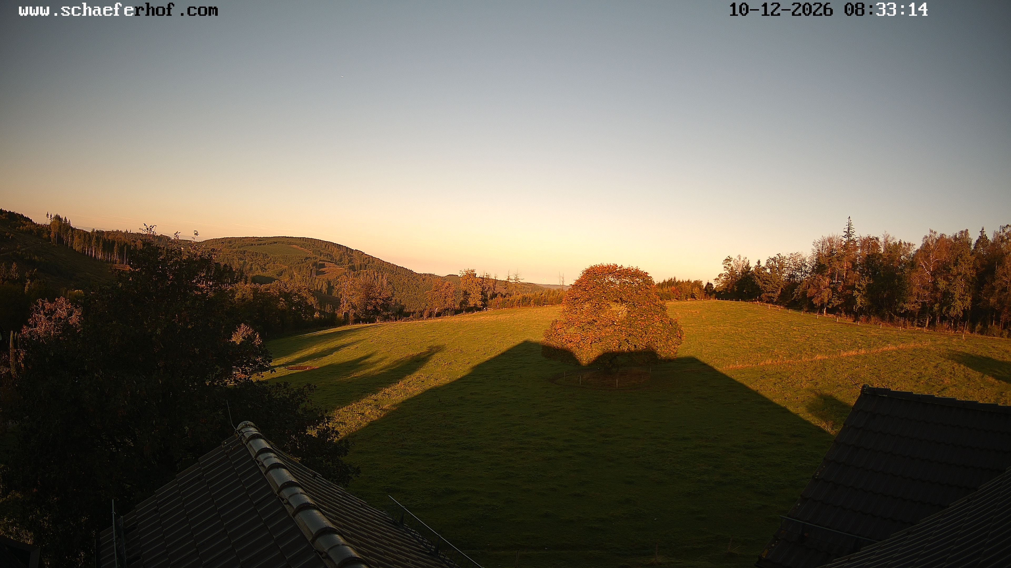 Archiv Foto Webcam Schäferhof im Sauerland