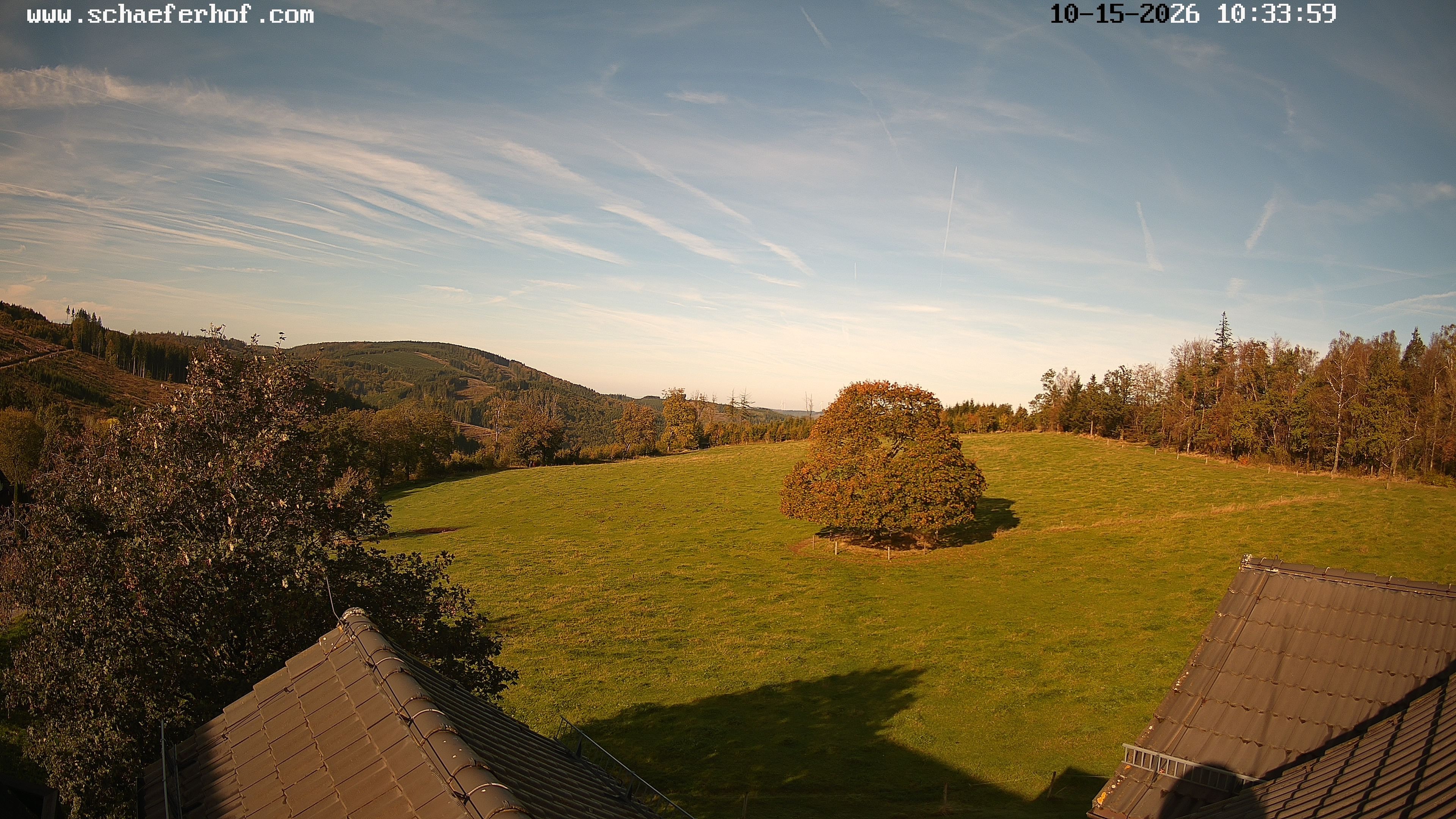 Archiv Foto Webcam Schäferhof im Sauerland