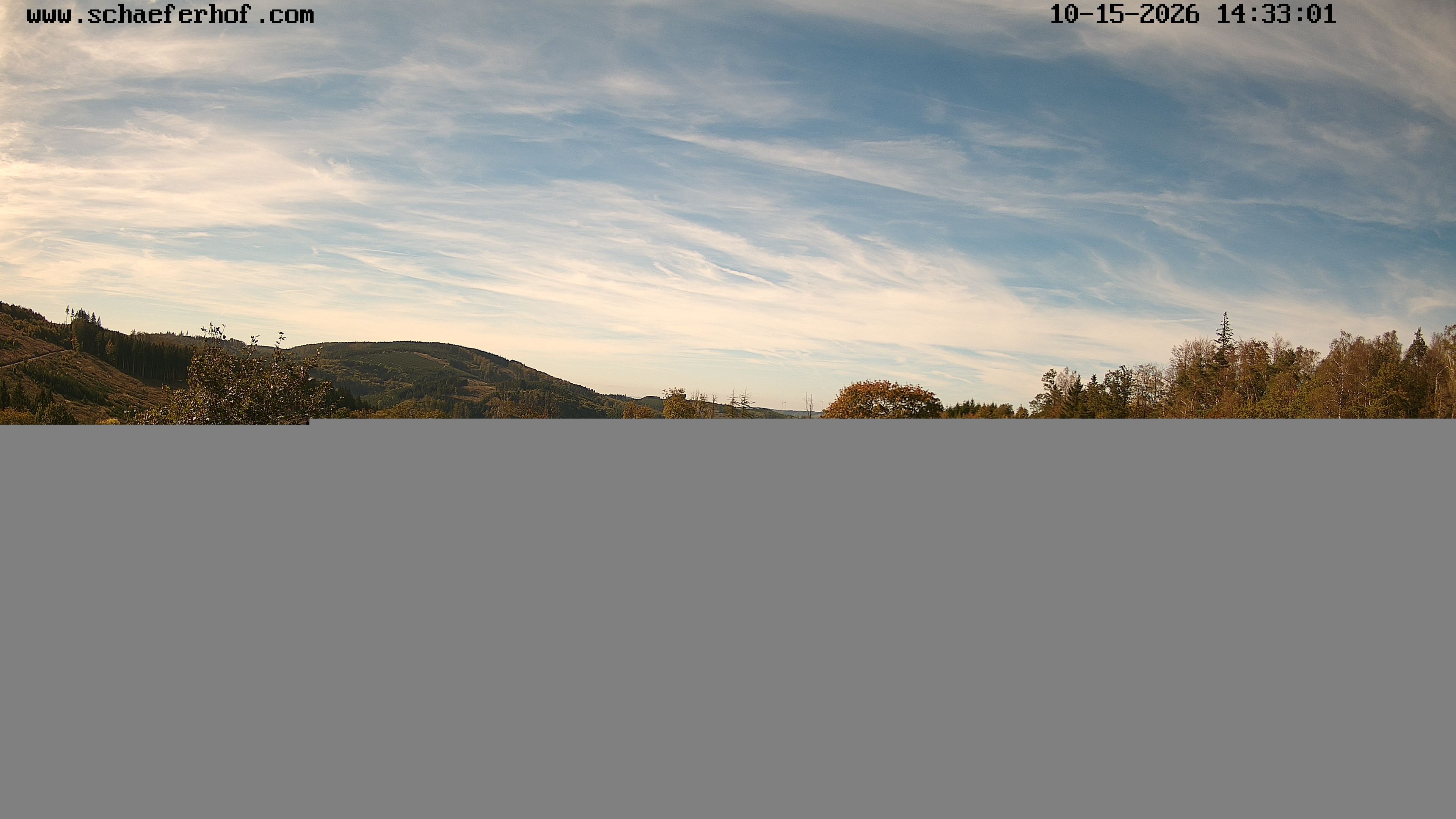 Archiv Foto Webcam Schäferhof im Sauerland