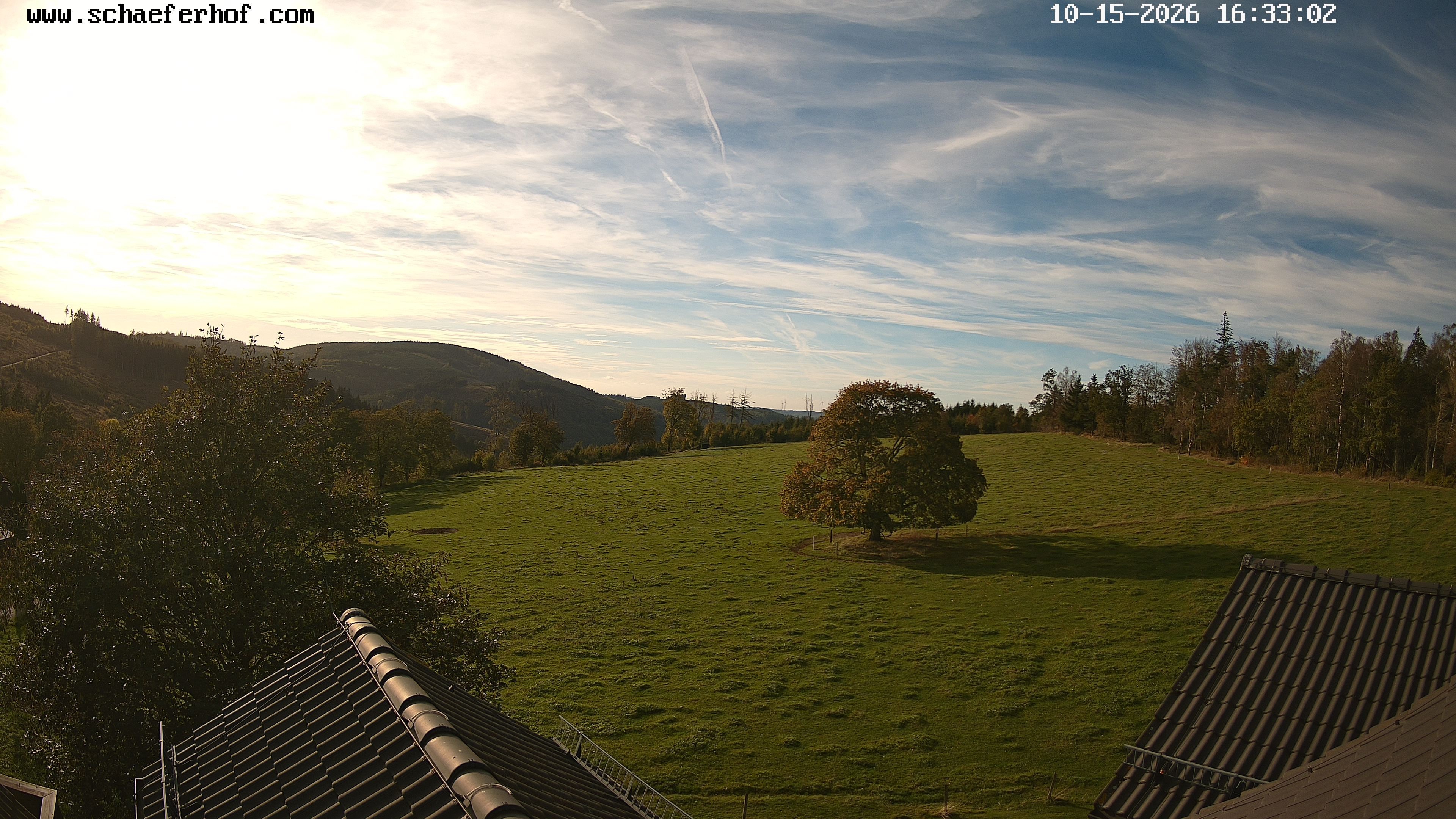 Archiv Foto Webcam Schäferhof im Sauerland