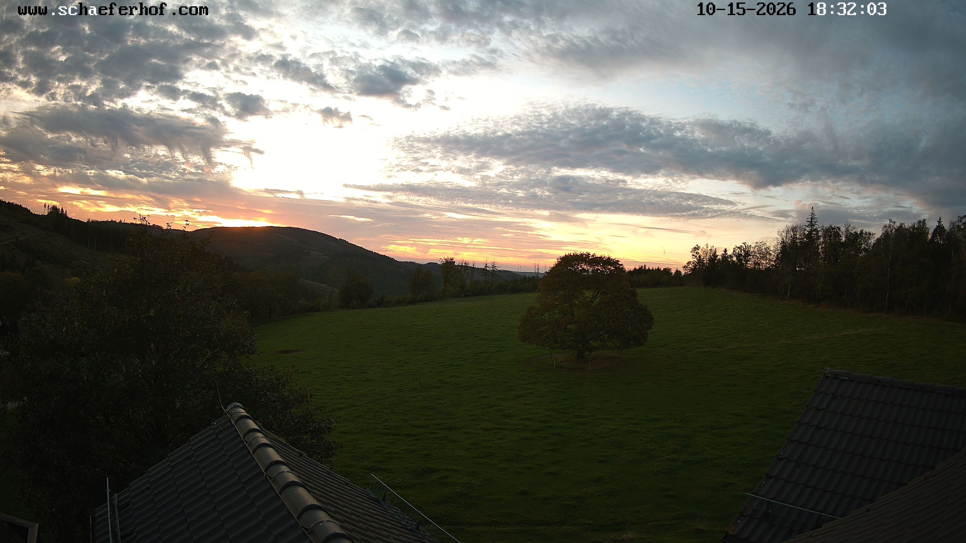Archiv Foto Webcam Schäferhof im Sauerland