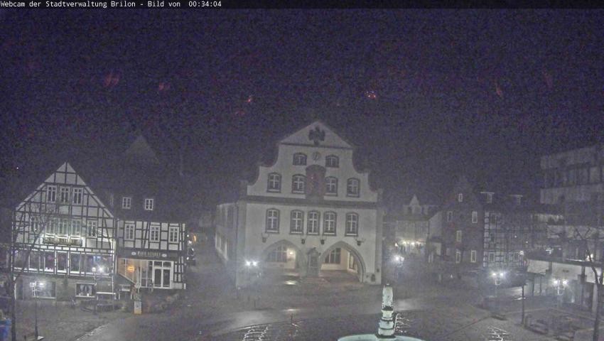 Archived image Webcam Town hall Brilon
