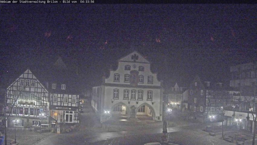 Archived image Webcam Town hall Brilon