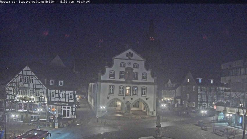 Archived image Webcam Town hall Brilon