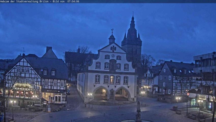 Archived image Webcam Town hall Brilon