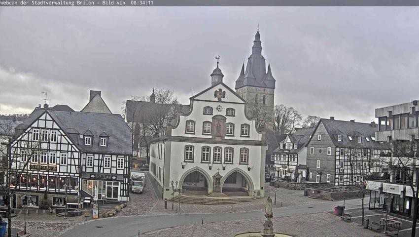 Archived image Webcam Town hall Brilon