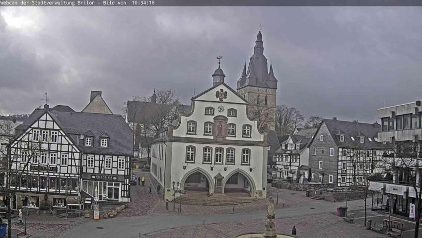 Archived image Webcam Town hall Brilon