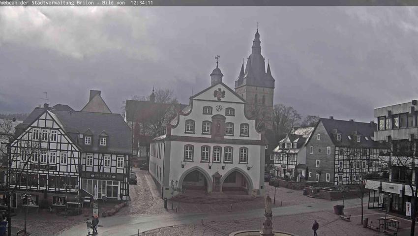 Archived image Webcam Town hall Brilon