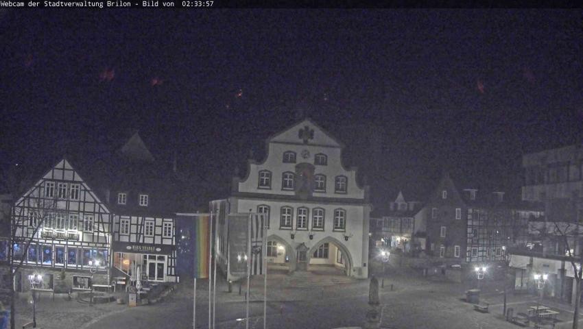 Archived image Webcam Town hall Brilon