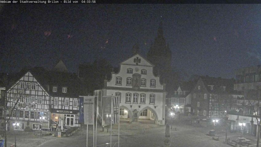 Archived image Webcam Town hall Brilon