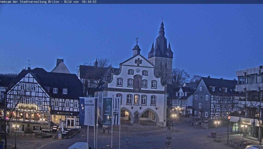 Archived image Webcam Town hall Brilon