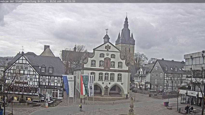 Archived image Webcam Town hall Brilon