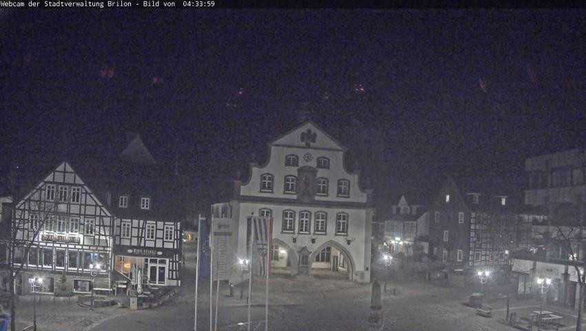 Archived image Webcam Town hall Brilon