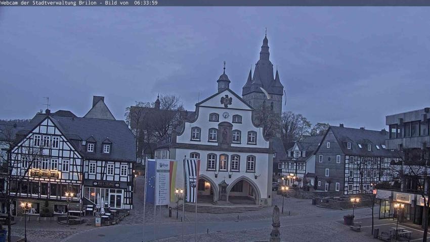 Archived image Webcam Town hall Brilon
