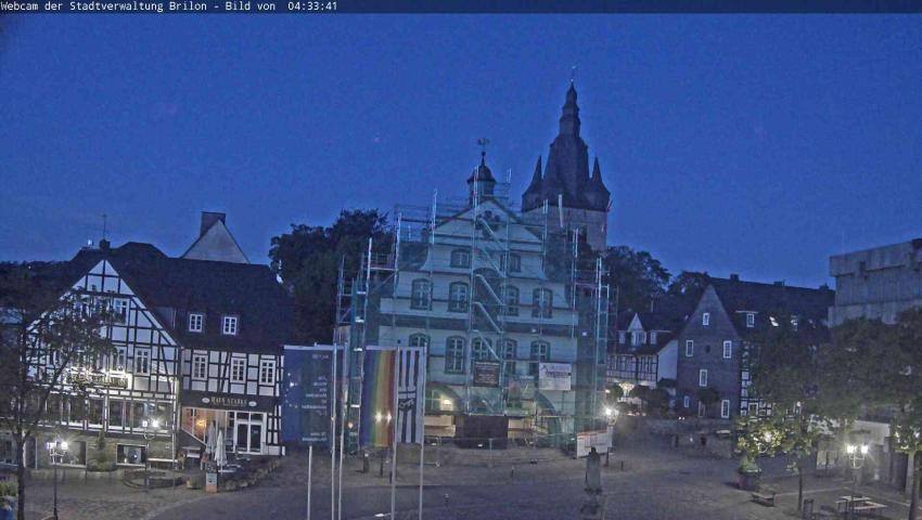 Archived image Webcam Town hall Brilon