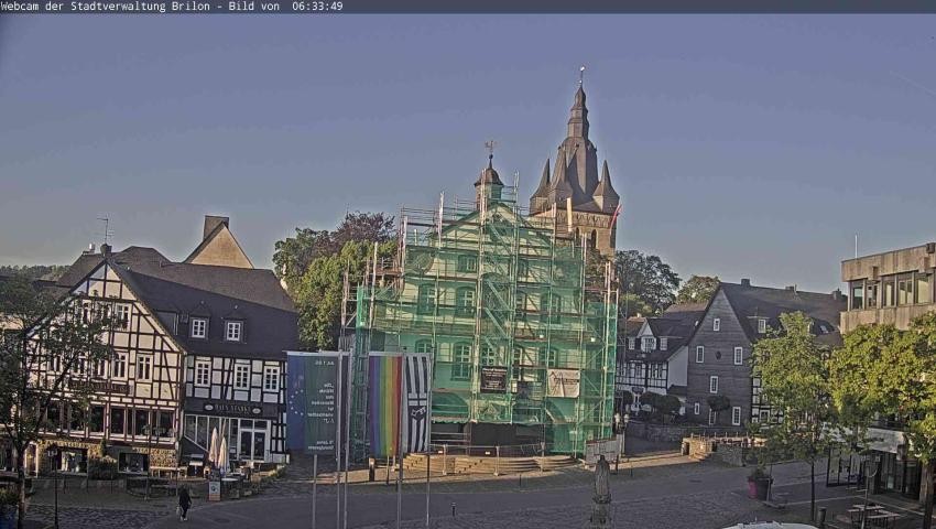 Archived image Webcam Town hall Brilon