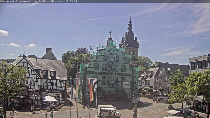 Archived image Webcam Town hall Brilon