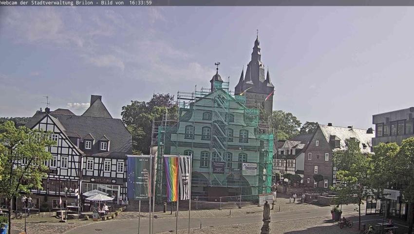 Archived image Webcam Town hall Brilon