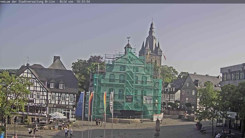 Archived image Webcam Town hall Brilon