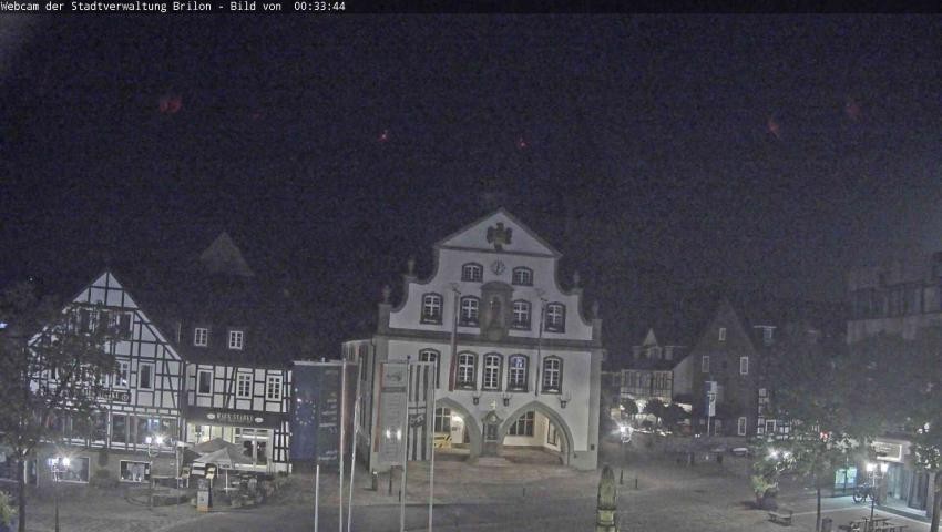 Archived image Webcam Town hall Brilon