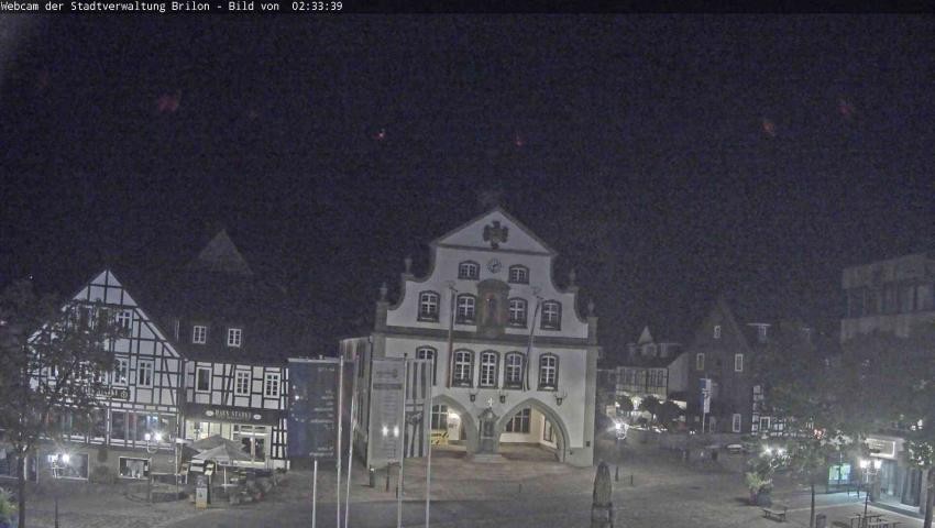 Archived image Webcam Town hall Brilon