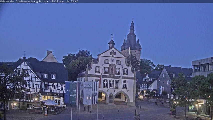 Archived image Webcam Town hall Brilon