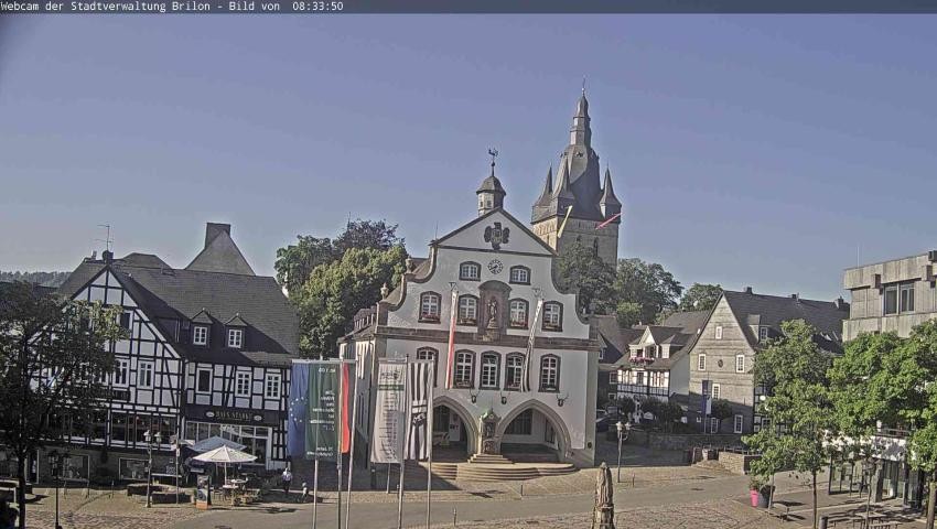 Archived image Webcam Town hall Brilon
