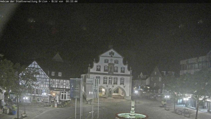 Archived image Webcam Town hall Brilon