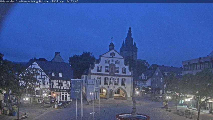 Archived image Webcam Town hall Brilon
