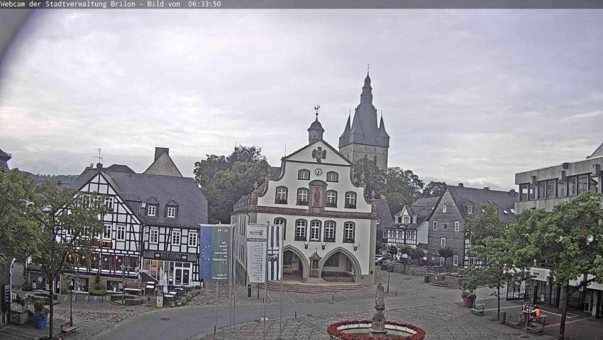 Archived image Webcam Town hall Brilon
