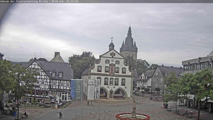 Archived image Webcam Town hall Brilon
